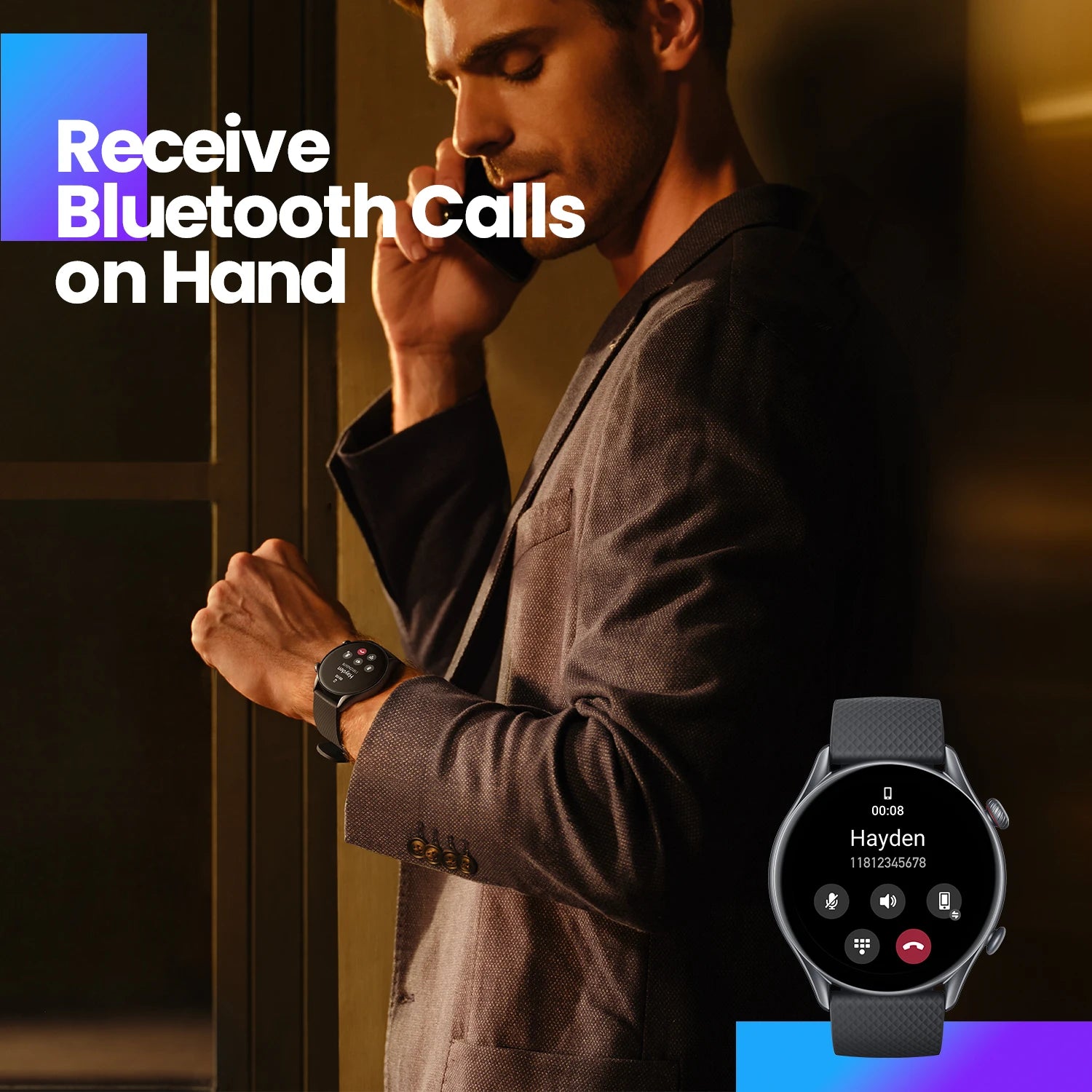 GTR-3 Pro Smartwatch AMOLED Display Zepp for fitness