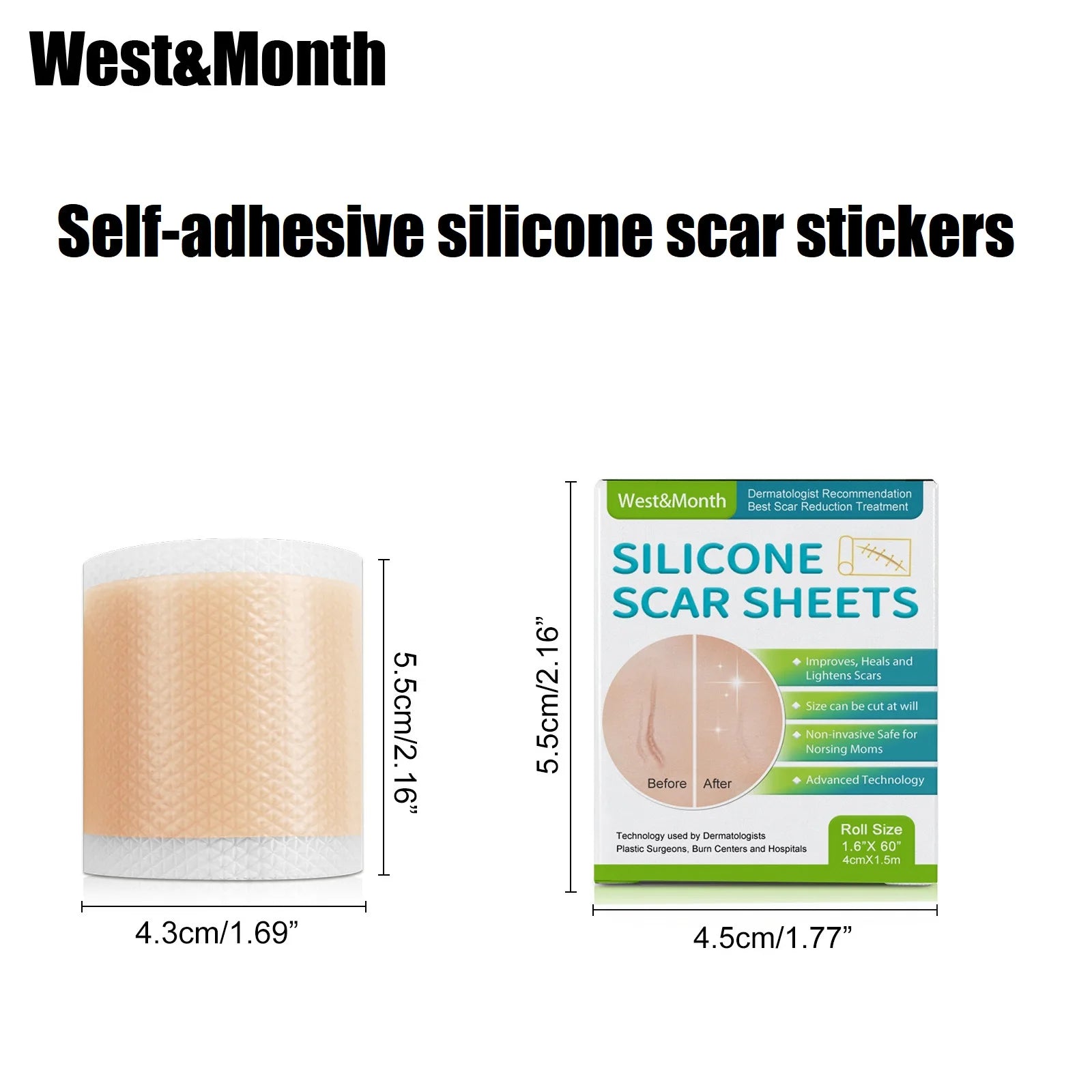 Reusable Silicone Scar Tape